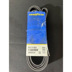 Goodyear Multi V-Belt 10PK2525 Black New Serpentine Drive Belt 1100994
